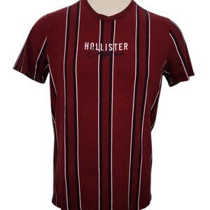 Hollister California Men’s Striped T-Shirt Size XL – 100% Cotton